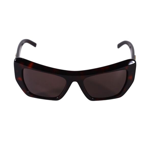 MCM Rectangle Cat Eye Designer Sunglasses - Red Havana / Brown - NWT main image 7